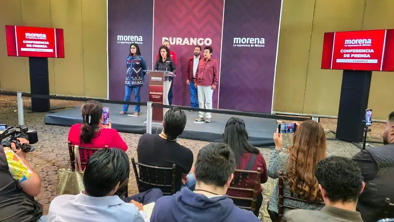 Presidenta de Morena, Luisa María Alcalde visita la ciudad de Durango 